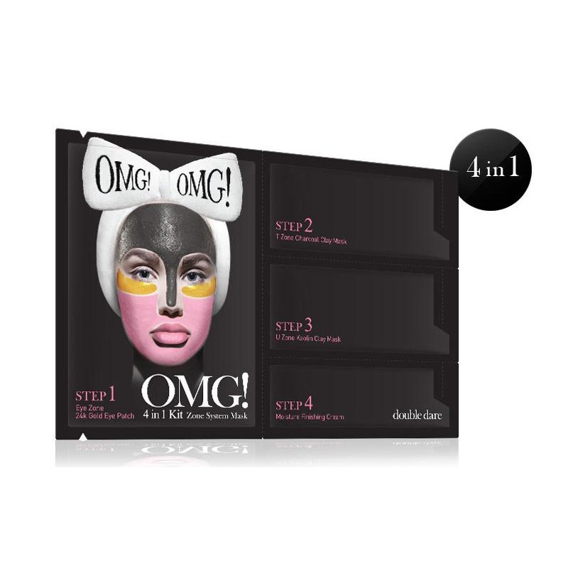 OMG! Premium Package Black(4masks with Black Hair Band)