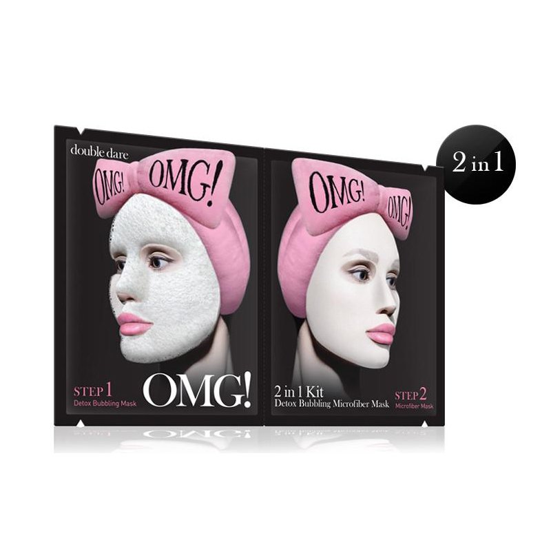 OMG! Premium Package White(4masks with White Hair Band)