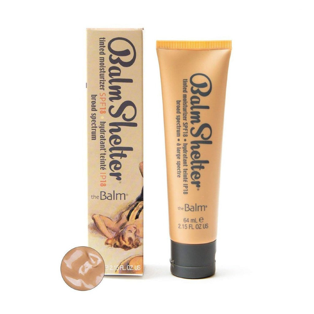 كريم أساس مرطب ذا بالم شيلتر – ميديوم / دارك The Balm Shelter Tinted Moisturizer - Medium / Dark