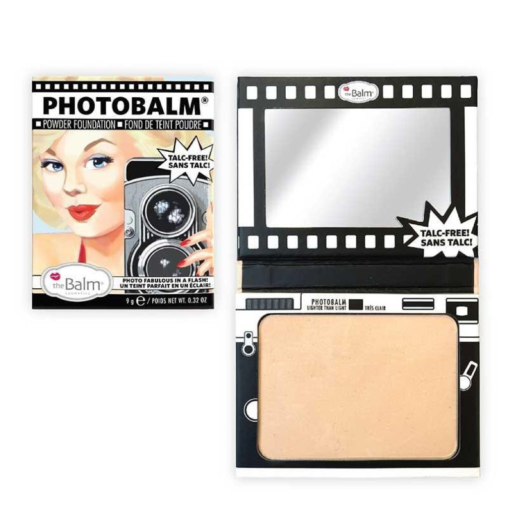  بودرة أساس ذا بالم فوتوبالم  – فاتح جدا    The Balm Photo Balm Powder Foundation - Lighter Than Light