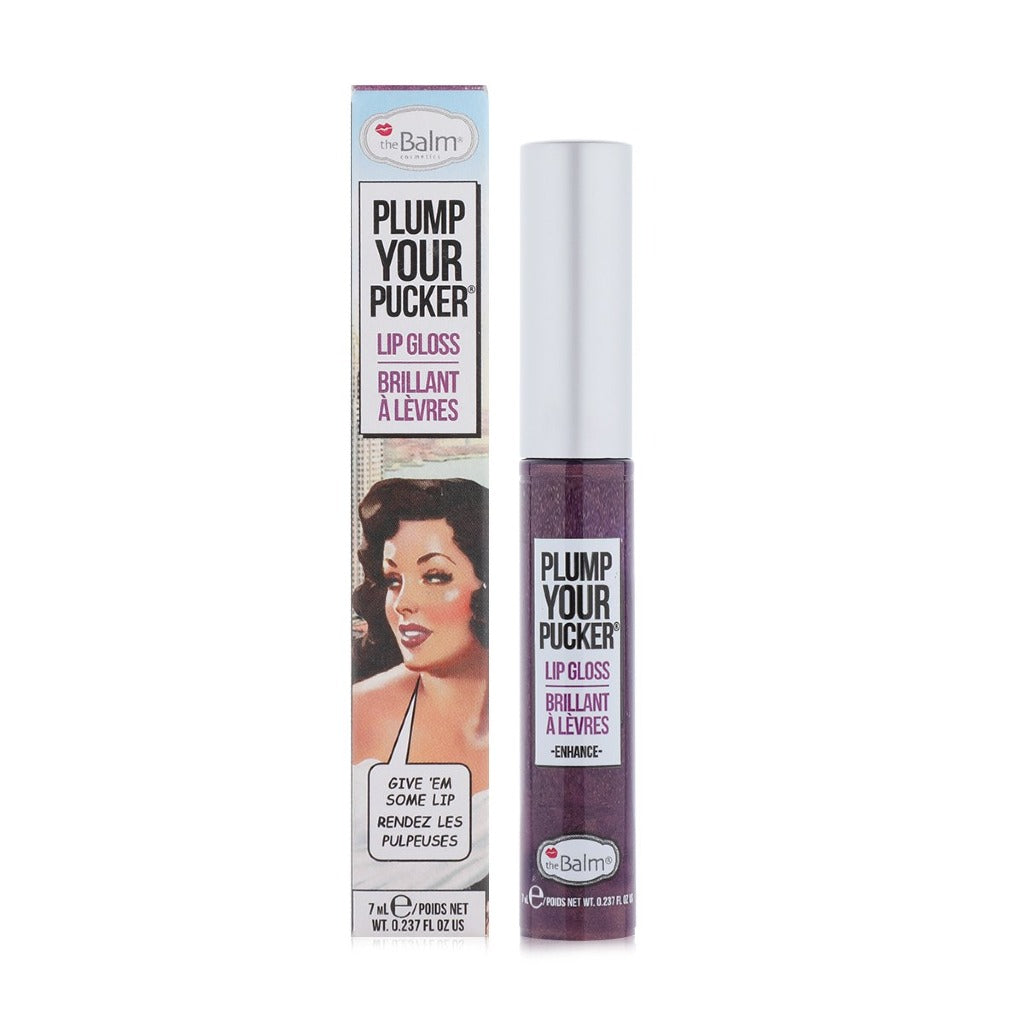 he Balm Plump Your Pucker Enhance - ملمع شفاه كريمي ذا بالم Plump Your Pucker Lip Gloss - Enhance