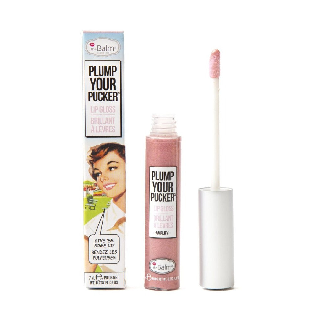 The Balm Plump Your Pucker Amplify - ملمع شفاه كريمي ذا بالم Plump Your Pucker Lip Gloss - Amplify