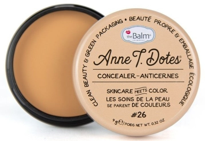 The Balm Anne T. Dote Concealer- Medium - كونسيلر وخافي للعيوب  ذا بالم  The Balm Anne T. Dotes Concealer – Medium أن تي دوتس درجة متوسط رقم 26