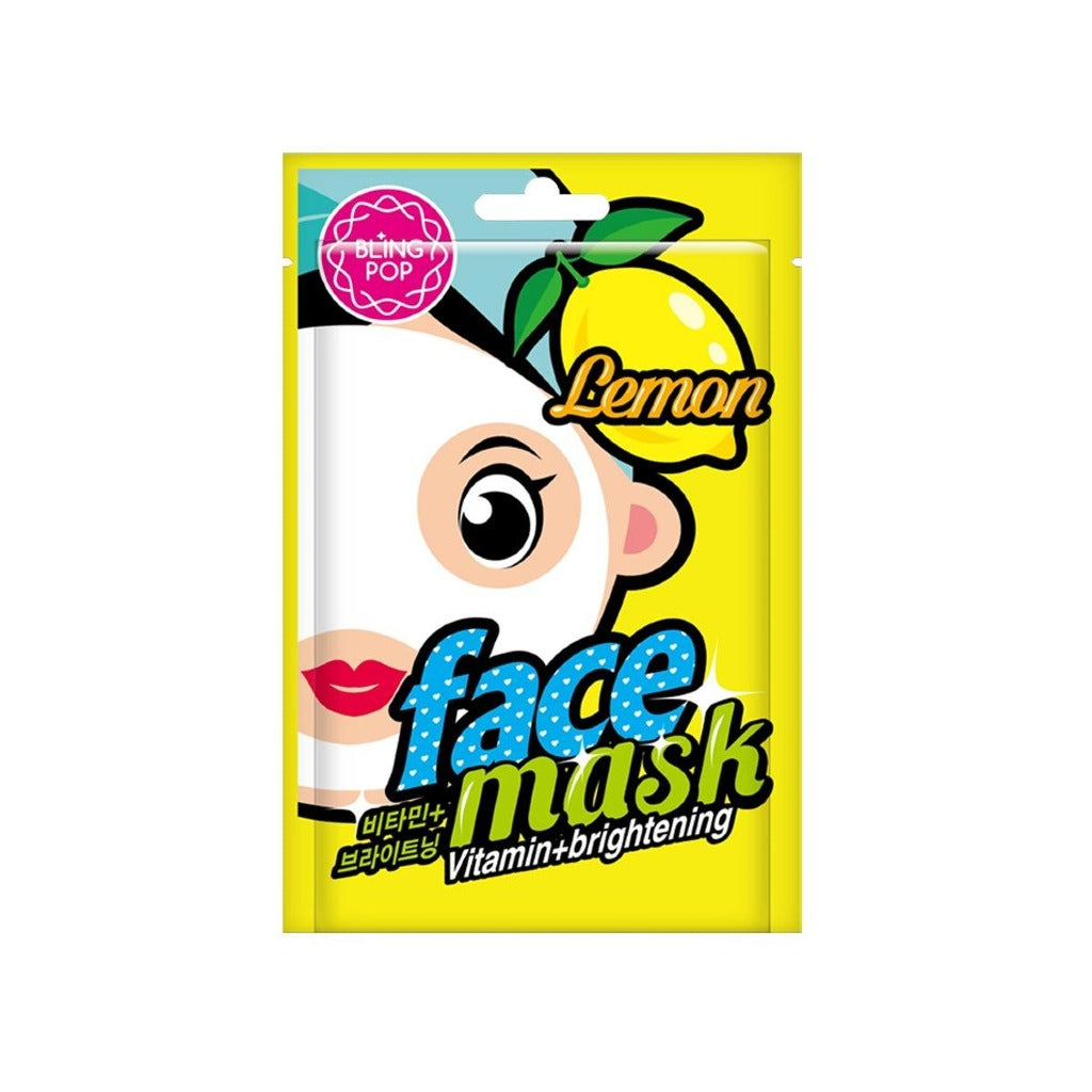 Bling Pop Lemon Vitamin And Brightening Mask 10 Sheets