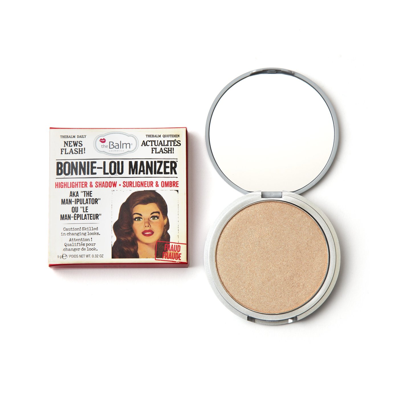 إضاءة وهايلايتر ذا بالم بوني لو منايزر  The Balm Bonnie Lou Manizer Highlighter