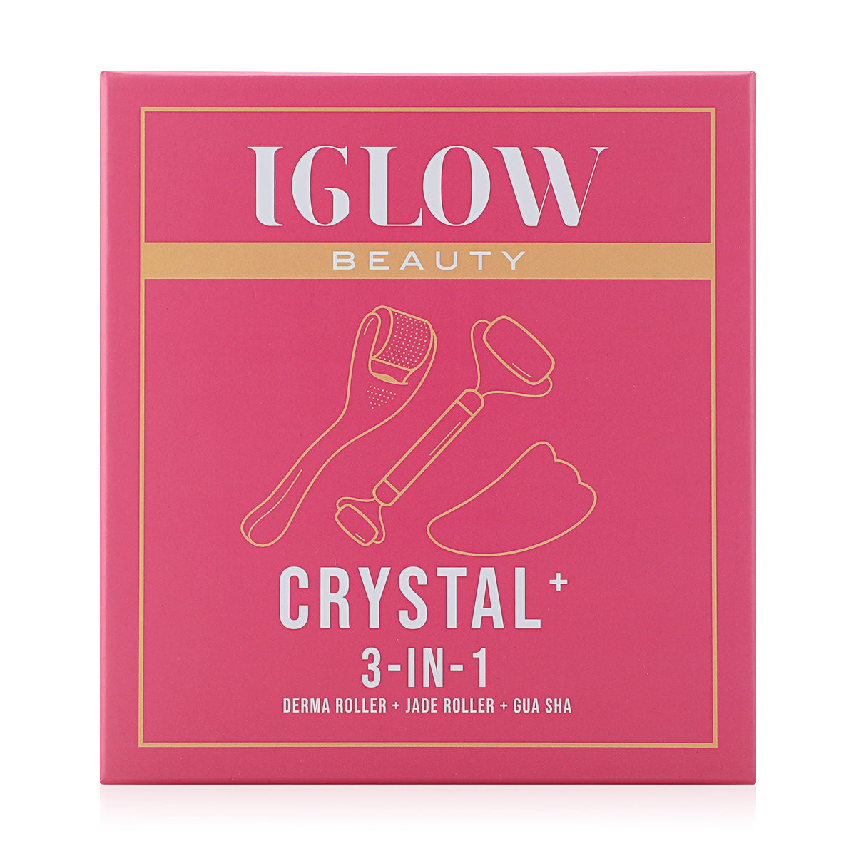 IGLOW BEAUTY CRYSTAL+  3 IN 1 FACE KIT