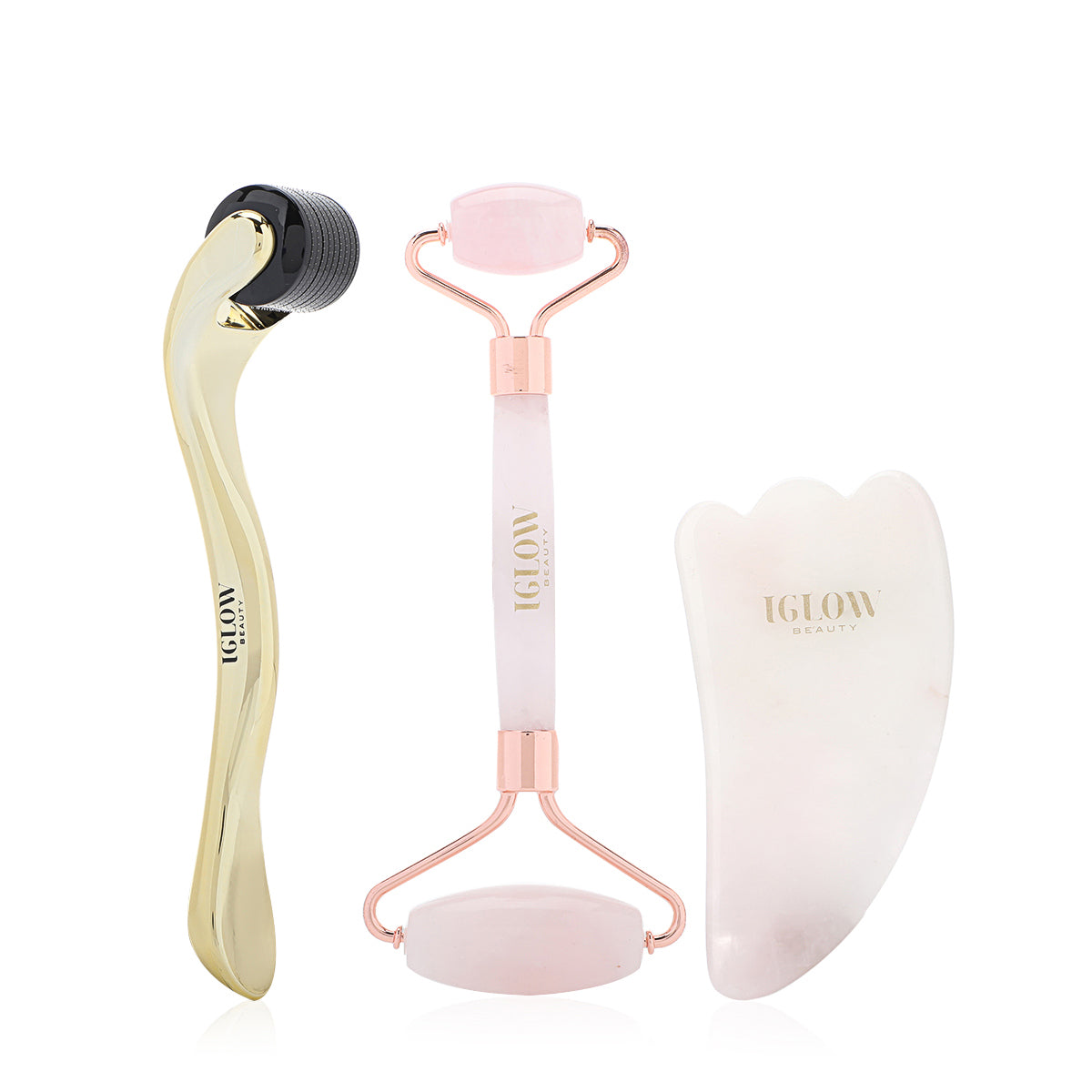 IGLOW BEAUTY CRYSTAL+  3 IN 1 FACE KIT