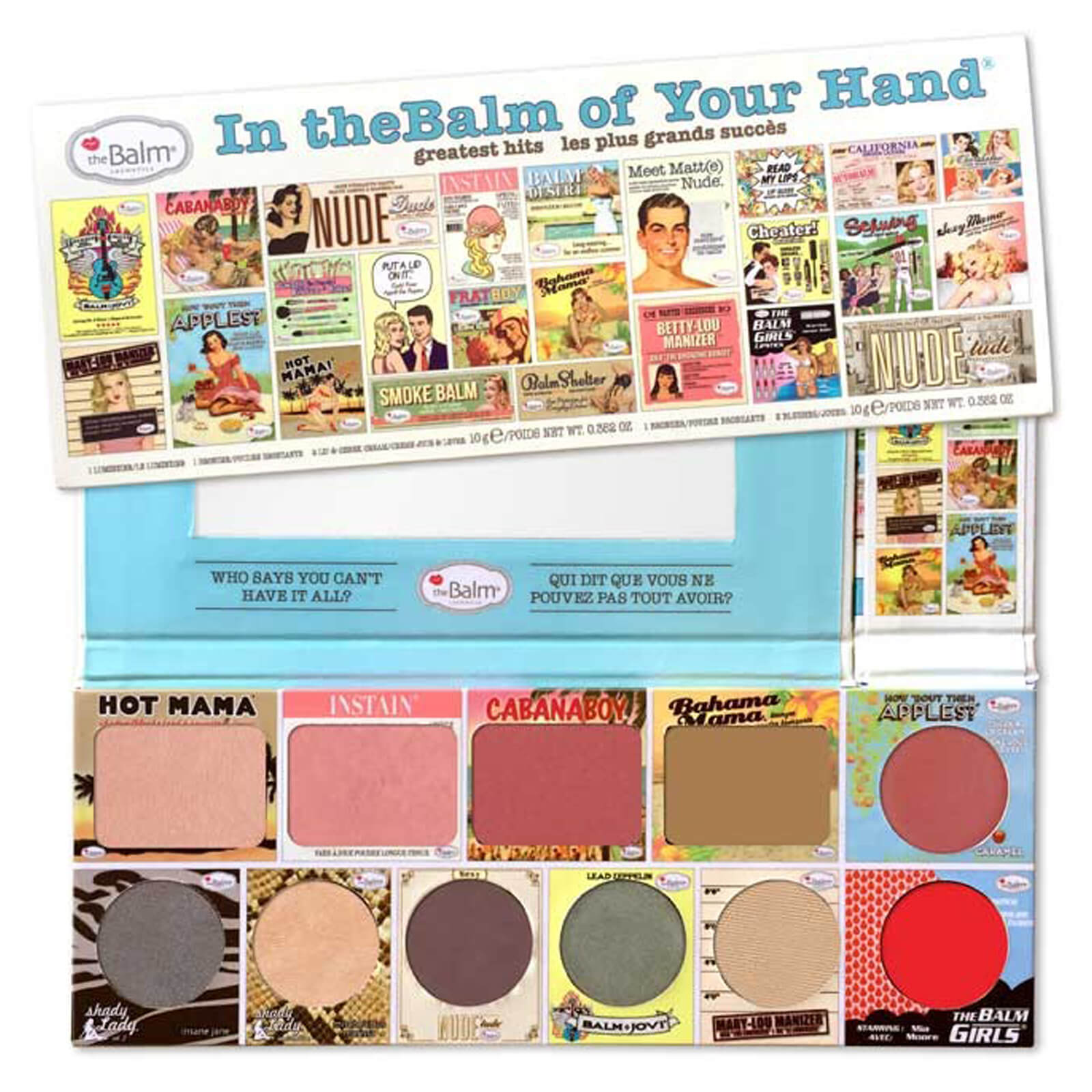 باليت ذا بالم  ان ذا بالم اوف يور هاند  The Balm In The Balm Of Your Hand Palette