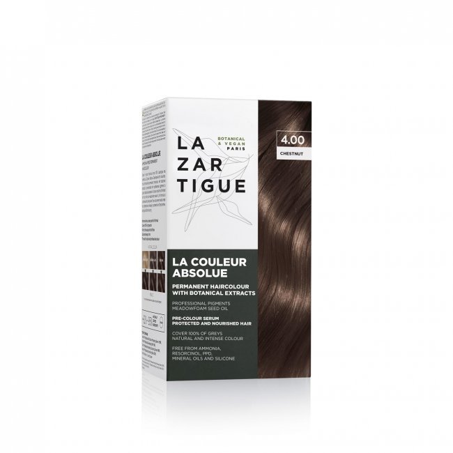 صبغة لازرتيك رقم 4.00 – كستنائي Lazartigue La Couleur Absolue 4.00 Chestnut