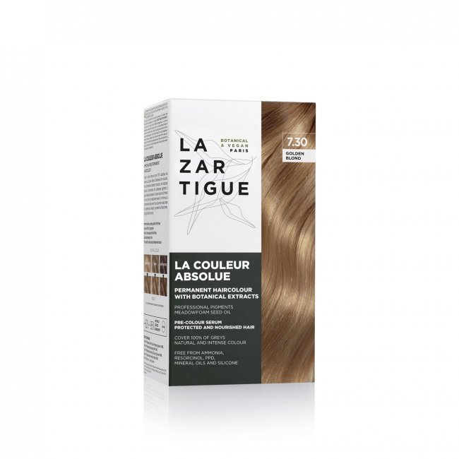   صبغة لازرتيك رقم 7.30 – أشقر ذهبي Lazartigue La Couleur Absolue 7.30 Golden Blond