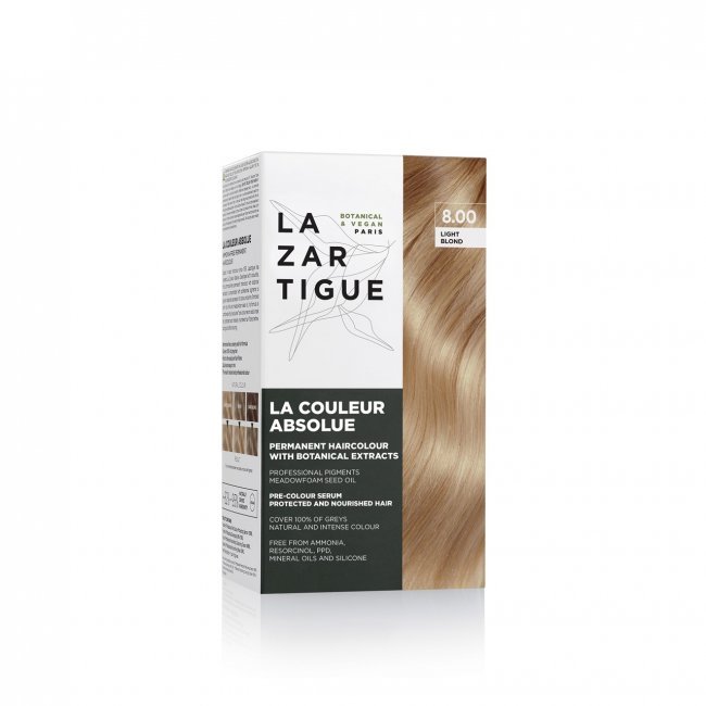   صبغة لازرتيك رقم 8.00 – أشقر فاتح Lazartigue La Couleur Absolue 8.00 Light Blond