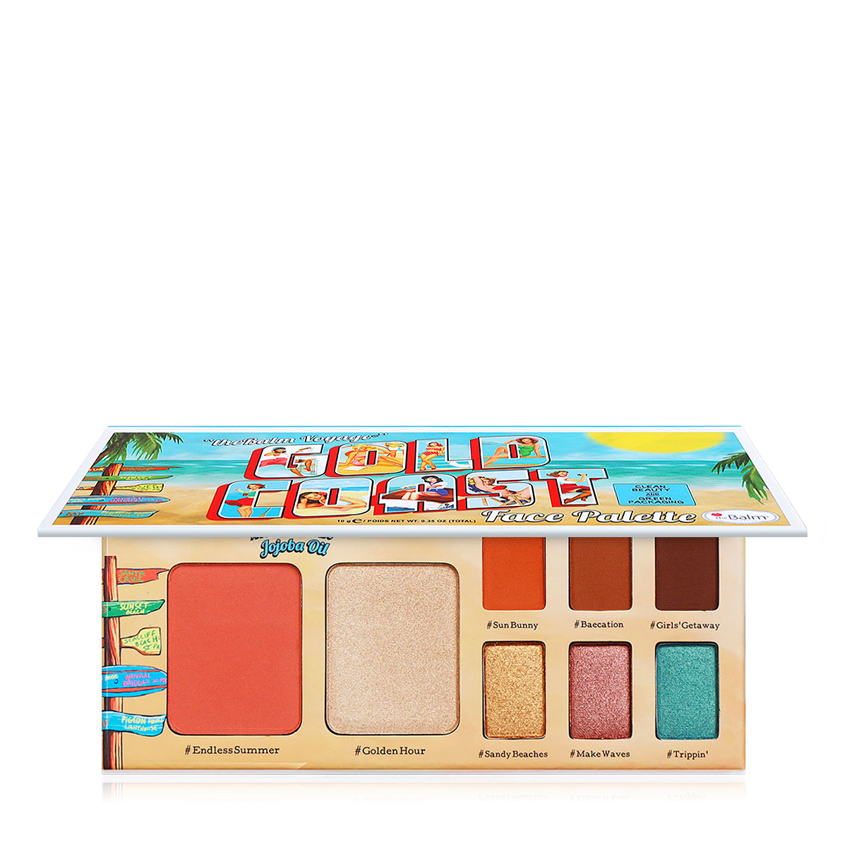 The Balm Voyage GOLD COAST Face Palette