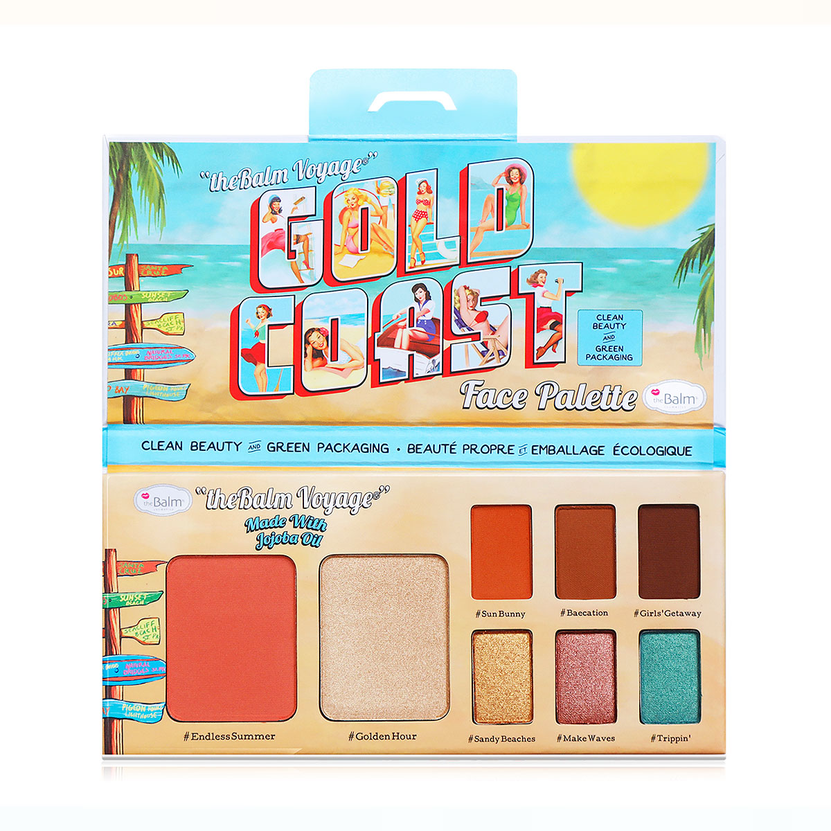 The Balm Voyage GOLD COAST Face Palette