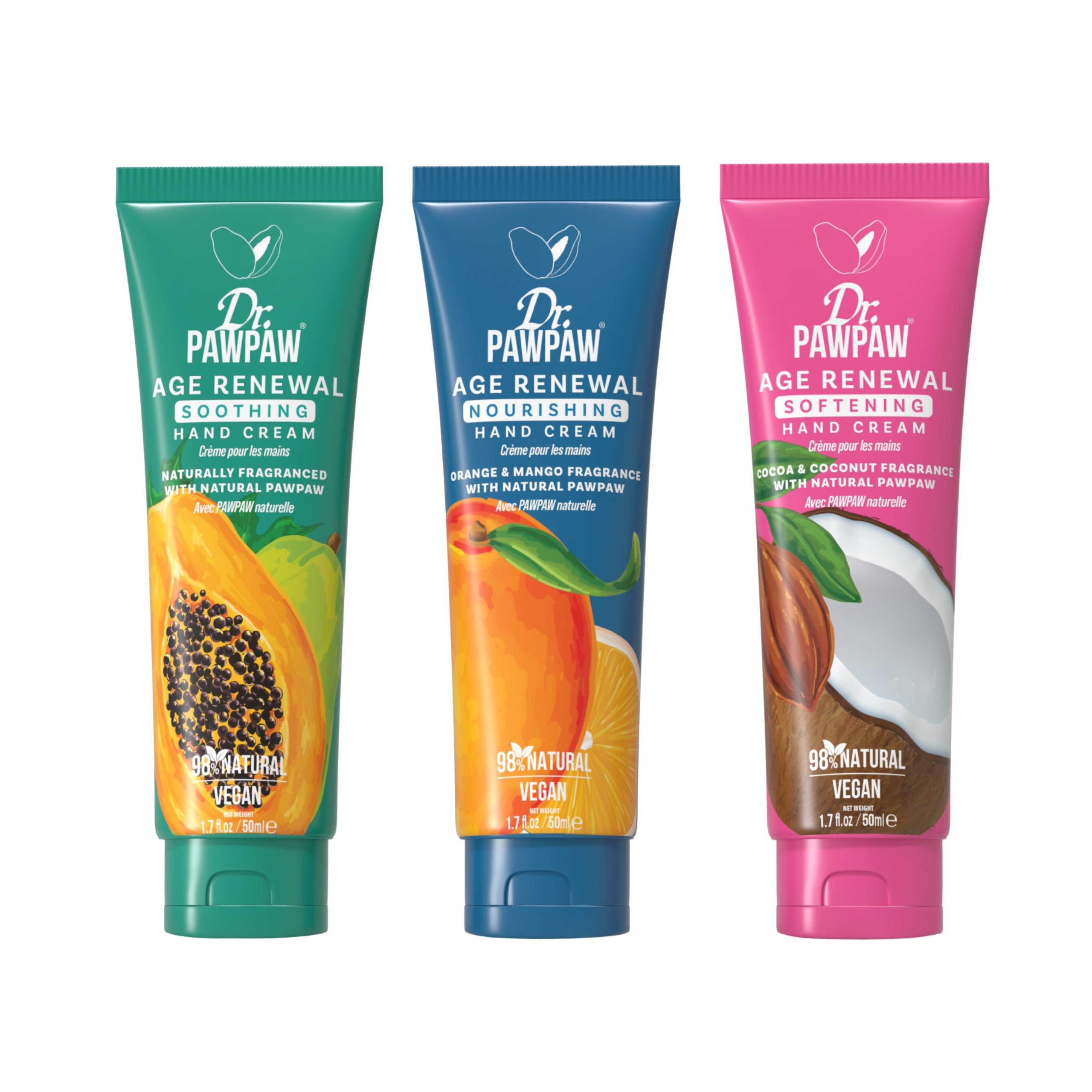 Dr PAWPAW Age Renewal Hand Cream 3 x50ml