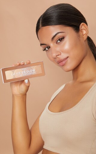 L'Oreal Paris La Vie En Glow Highlight Powder Palette - 01 Warm Glow-571833