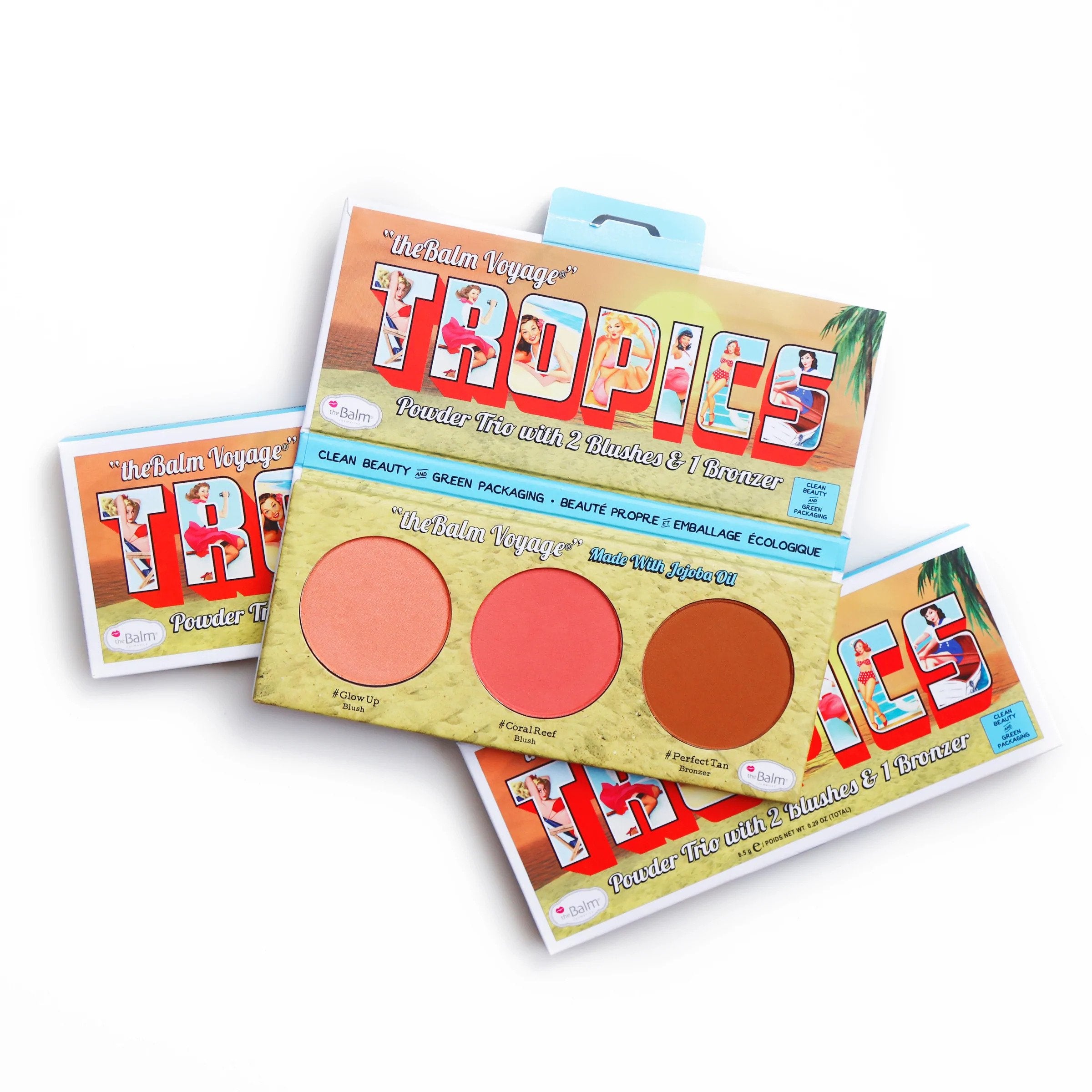 The Balm Voyage TROPICS Powder Trio