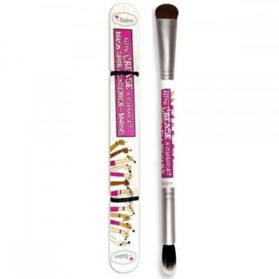 فرشاة  ظلال العيون المزدوجة  ذا بالم جيف كريز تشانس The Balm Give Crease A Chance Double Ended Eyeshadow Brush